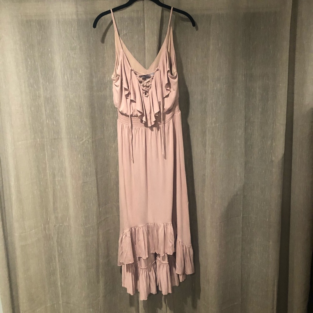 ❌SOLD❌BAILEY BLUE | High Low Ruffled Dress